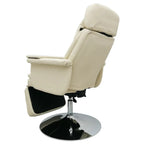 INTBUYING Facial Beauty Spa Salon Chair, White, Pneumatic 440LB Capacity, 360 Degree Rotation - TT-300100