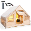 Vebreda Inflatable Camping Tent With Skylight, 9.8 ft x 7.9 ft x 7.2 ft, 4-Season