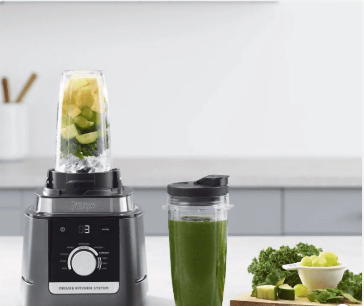 Ninja Deluxe Kitchen System With 88-oz Pitcher, 9-Cup Processor And Auto-iQ
