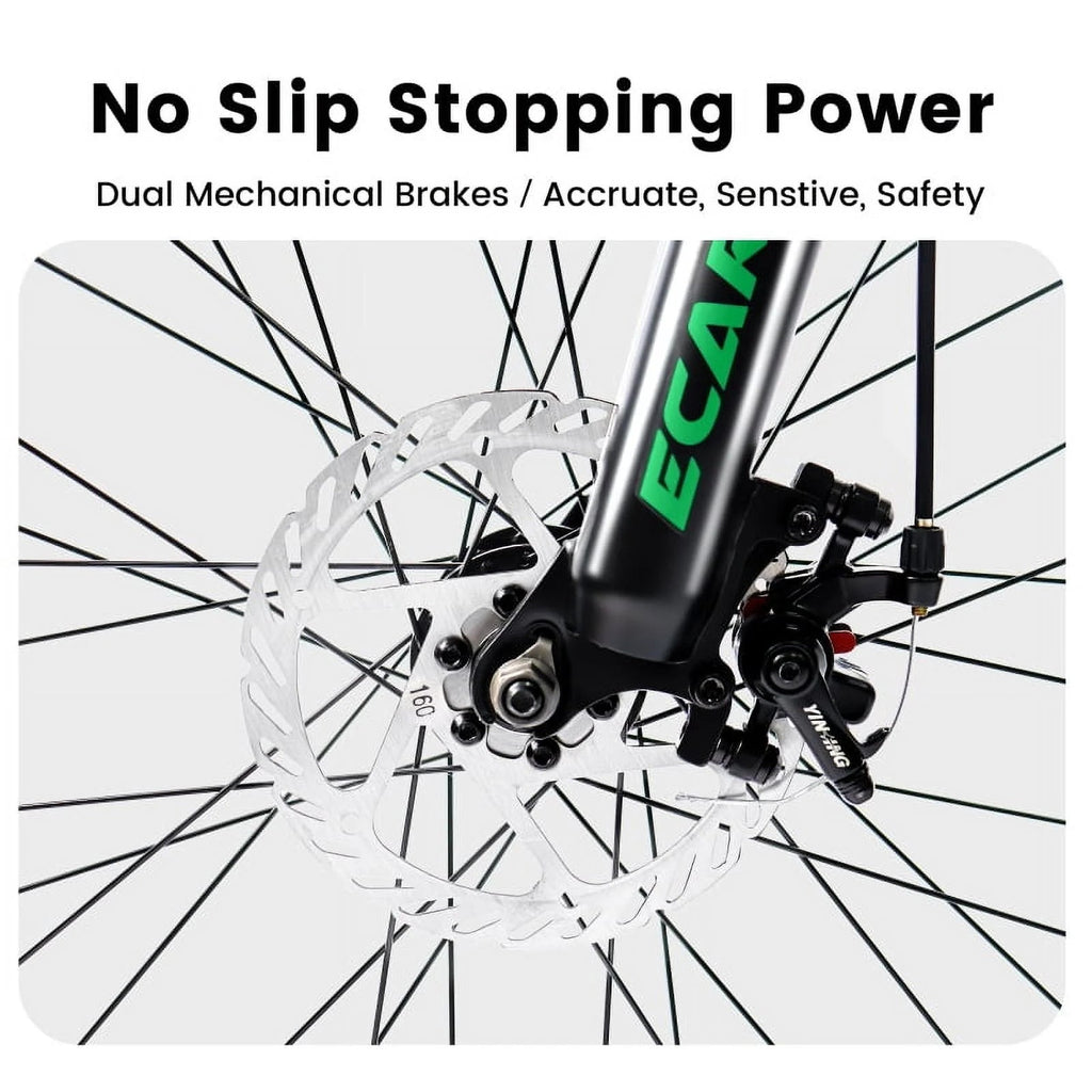 27.5 Inch Full Suspension Mountain Bike With Front And Rear Dual Shock Absorbers, Mechanical Disc Brakes, 21-Speed - A2760