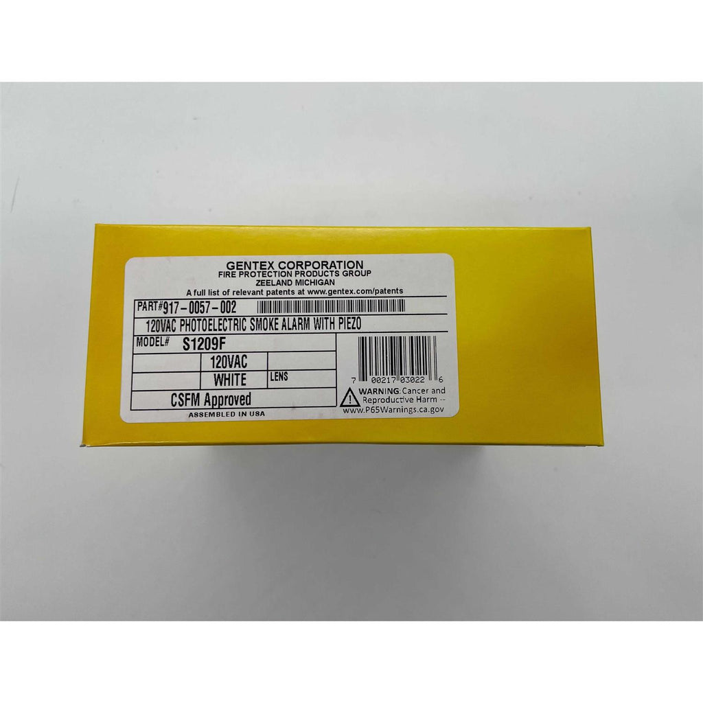 Gentex Photoelectric Smoke Alarm - S1209F