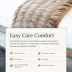 Minky Couture Hugs Extra Plush Stretchy Bubbled Throw Blanket - Travel, Milk Chocolate