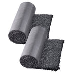 VEVOR Rubber Mulch Mat, 2 Rolls, 96 x 22 inch, Black - HJ6002