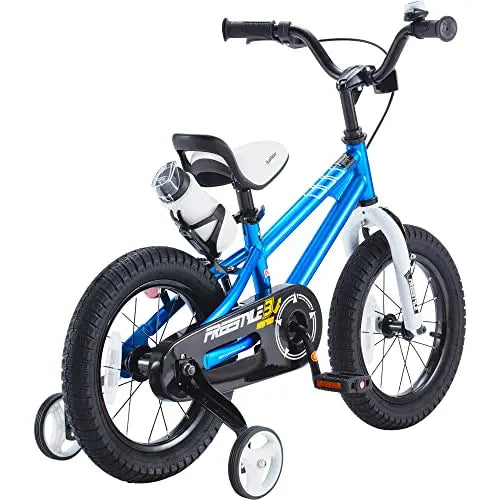 Royalbaby Kids Freestyle BMX Bicycle With Training Wheels And Kickstand