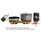Jetboil Genesis Base Camp 2 Burner Stove System, 5-Liter Pot And 10-Inch Fry Pan
