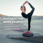 IFAST Balance Trainer 23 Inch Half Ball With Resistance Bands - 660LB Weight Capacity