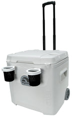 Igloo 52 QT 5-Day Marine Ice Chest Cooler With Wheels, White