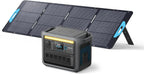 Anker SOLIX C1000 Portable Power Station With 200W Solar Panel, 1800W, 1056Wh LFP Battery, 6 AC Outlets - B17611A3