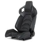MoNiBloom Racing Simulator Game Seat, Black, 21.0 x 20.5 x 38.0 in, 330lbs, 80-180 Degree Backrest