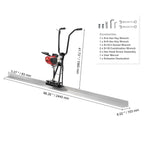 VEVOR Gas Concrete Power Screed With 8ft Aluminum Board - ZPJ-25A-8