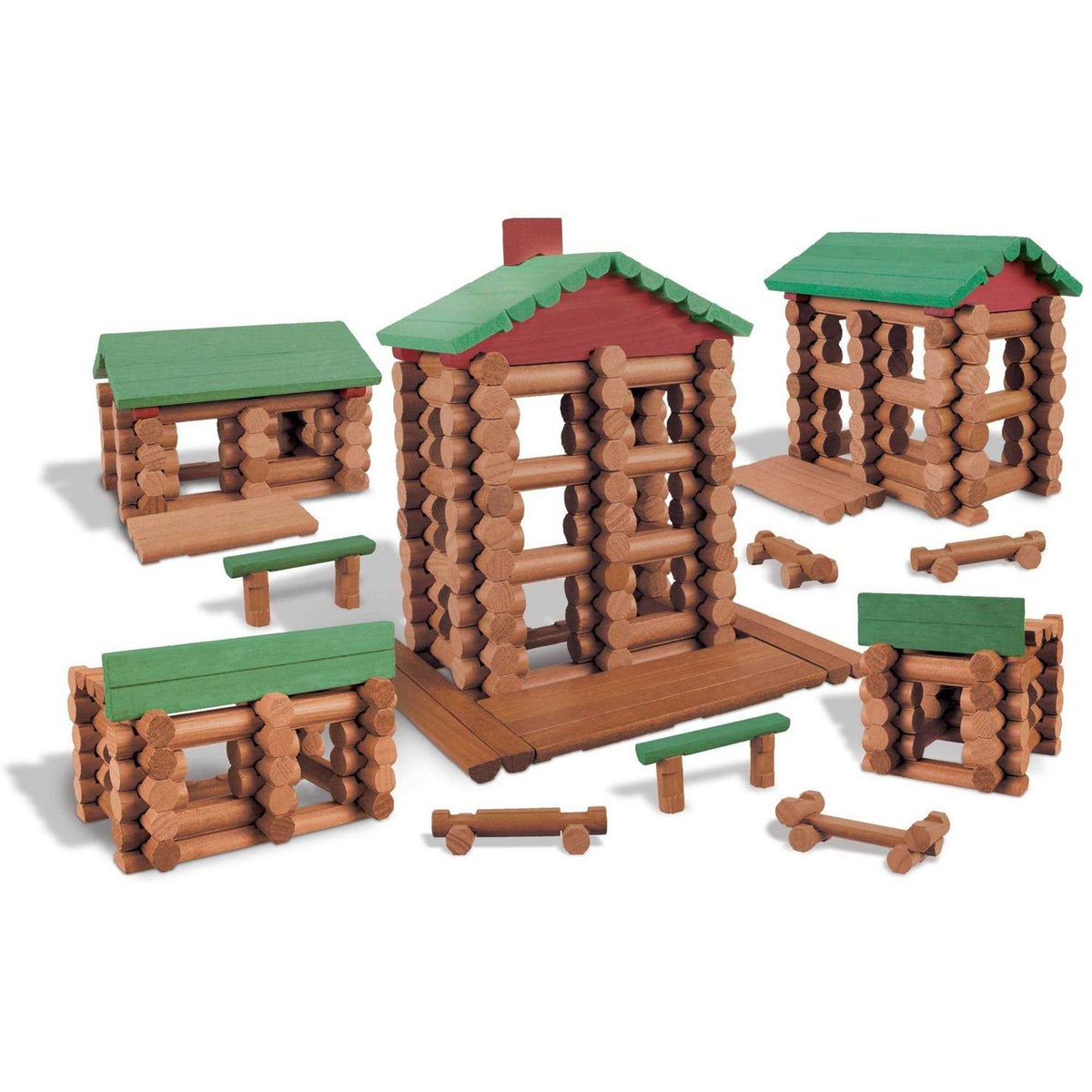 Lincoln Logs Collectors Edition Village Building Set, 327 Pieces