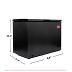 Frigidaire Chest Freezer, 5.0 Cu. Ft., Black Granite Design