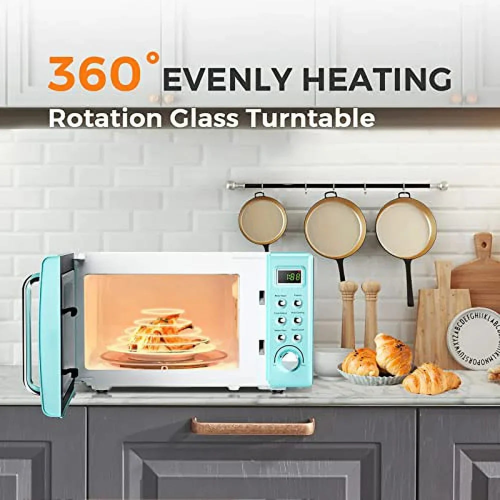 ARLIME Countertop Microwave, 0.7 Cu.ft 700 Watt, Green