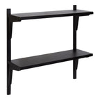 Mid-Century Wall Shelves, 24x8x24 Inch Decorative Wall-Mounted Storage And Display Shelving