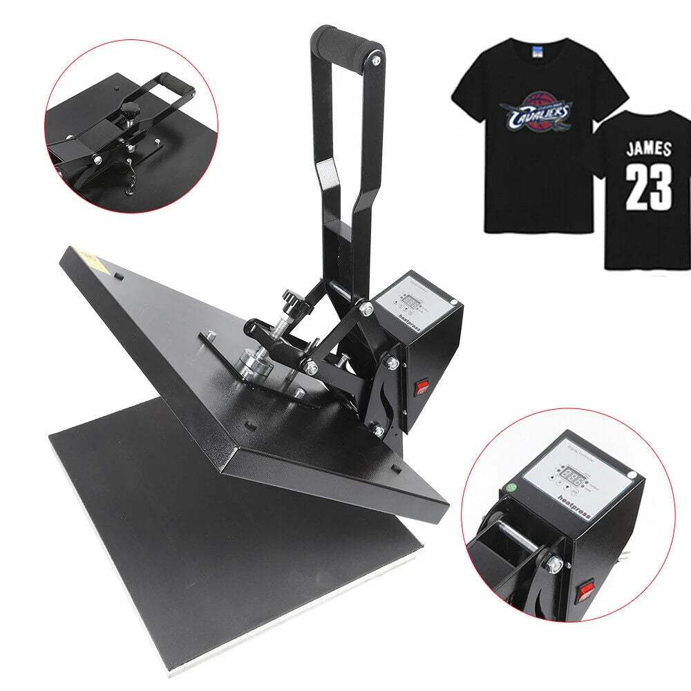 Mkyiongou Clamshell T-Shirt Sublimation Heat Press Transfer Machine, 16 x 20 in