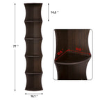 Nesuncia 77in H 5 Tier Corner Shelf Plant Stand Open Bookshelf