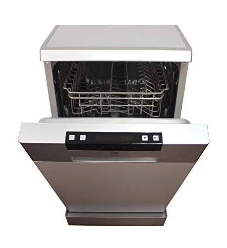 SPT Portable Dishwasher, 18 inch, Stainless Steel, 8 Place Settings, 52 dB