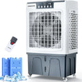 VAGKRI Evaporative Air Cooler, 2100CFM, 8 Gallon, White