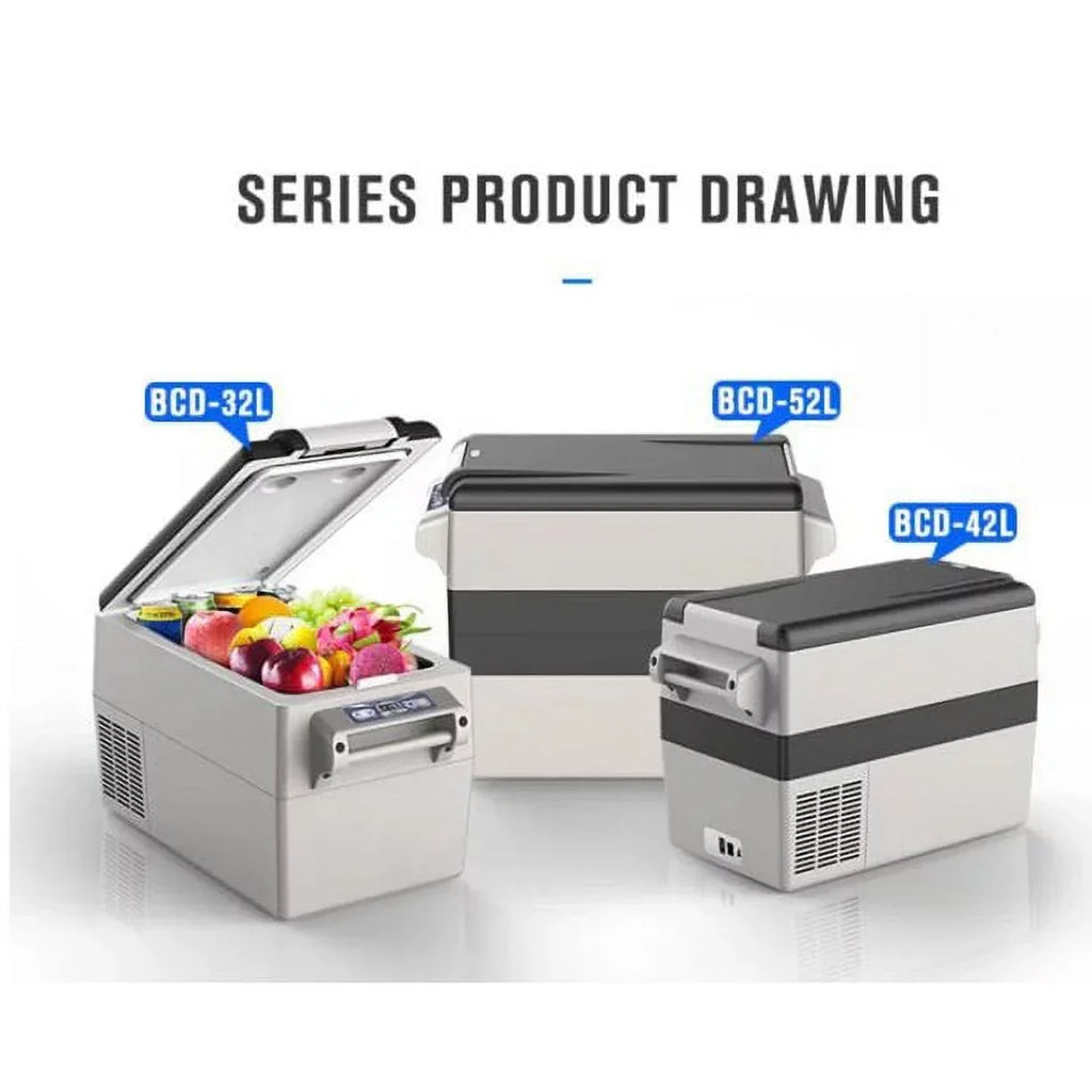 KAPAS Portable Compressor Refrigerator Freezer, 32L (34 Quarts), DC 12/24V