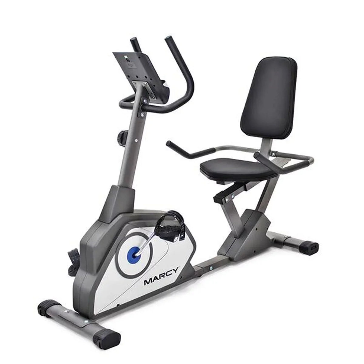 Impex Marcy Recumbent Exercise Bike, Black - NS-40502R