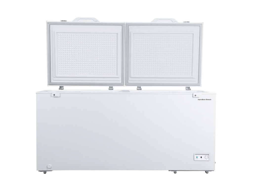 Hamilton Beach 17 Cu. Ft. Chest Freezer, Double Door, White - HBFRF1749