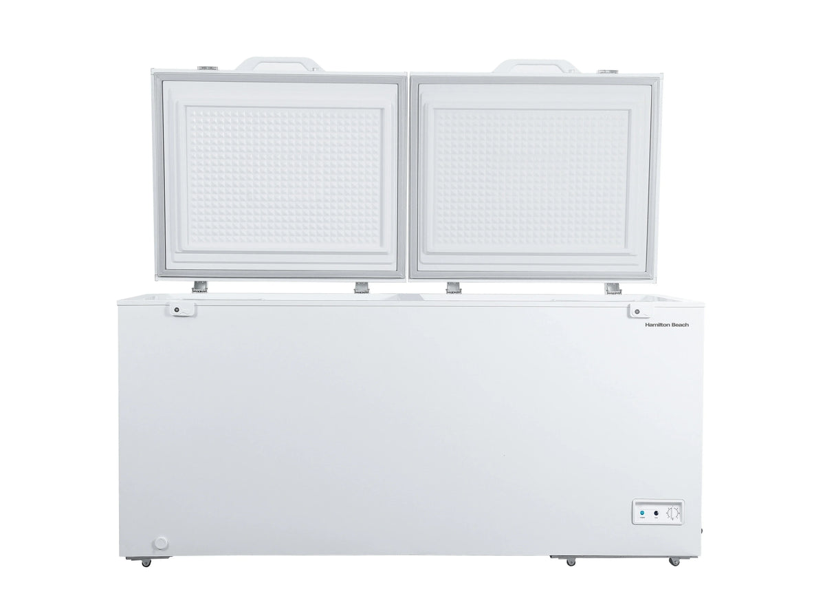 Hamilton Beach 17 Cu. Ft. Chest Freezer, Double Door, White - HBFRF1749