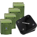 Guardline Wireless Driveway Alert System, 4 Motion Sensors and 1 Receiver, 915 MHz - 1/4 Mile