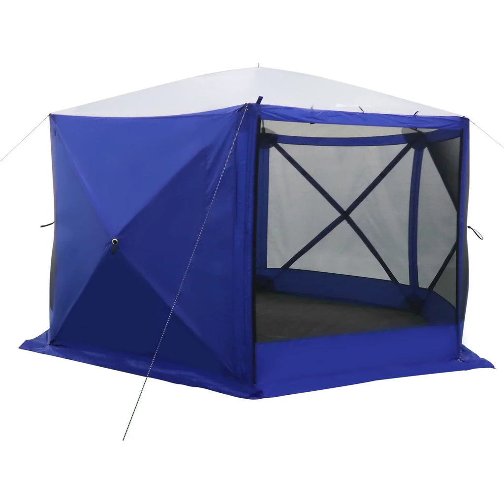Ozark Trail Outdoor Camping Screen House, 11 ft x 10 ft x 88.5 in, 1 Room, Blue - 6 Hub