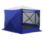 Ozark Trail Outdoor Camping Screen House, 11 ft x 10 ft x 88.5 in, 1 Room, Blue - 6 Hub