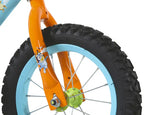 Bluey 12-Inch Kids' BMX Bike With Steel Frame, Coaster Brake, Training Wheels And Plush Carry Bag - Ages 3-5