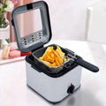 DENEST Stainless Steel Electric Deep Fryer With Basket, 1KW, 2.5L