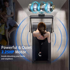 GYMAX 2-in-1 Folding Under Desk Treadmill With Speaker, App And Remote Control - 2.5HP