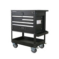 5-Drawer Rolling Steel Tool Cabinet With Locking System - Black