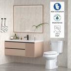 21in Elongated Two-Piece Toilet, 1.28 GPF, Cotton White - AtN03p2drOsr6oe6Nh4RWwfV3P