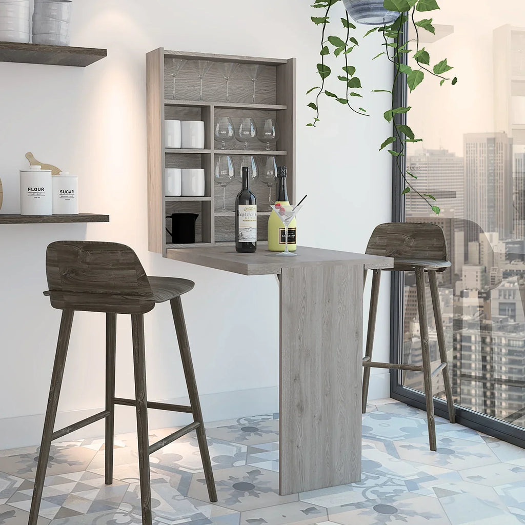Light Grey Rectangular Foldable Desk