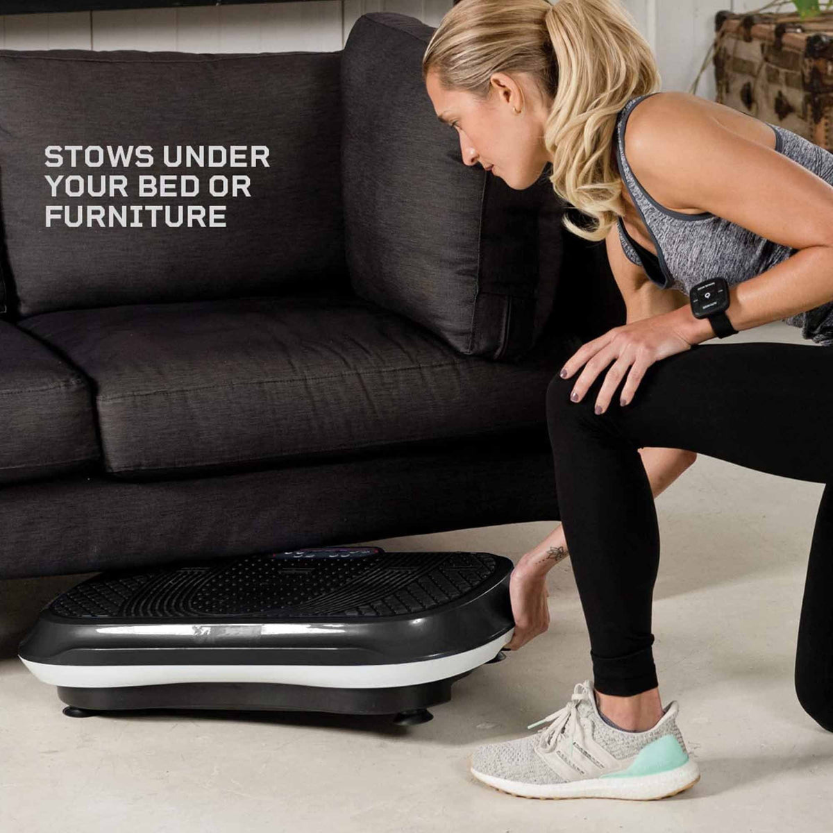 LifePro Waver Vibration Plate Exercise Machine With Remote And Exercise Bands