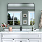 Aluminum Alloy Rounded Corner Wall Vanity Mirror