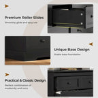 10-Drawer Wooden Dresser - Tall Chest Of Drawers