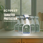 EcoPest Mite Spray Natural Killer For Dust, Bird, Spider, Scabies And Other Mites - 1 Gallon
