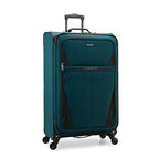 U.S. Traveler Expandable Softside Luggage, Navy, 31in Checked Large - Aviron Bay