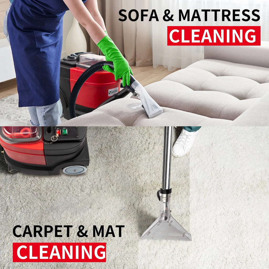 SunMax Carpet And Upholstery Extractor Cleaning Machine, 1.07 HP, 3.7-Gal Tank