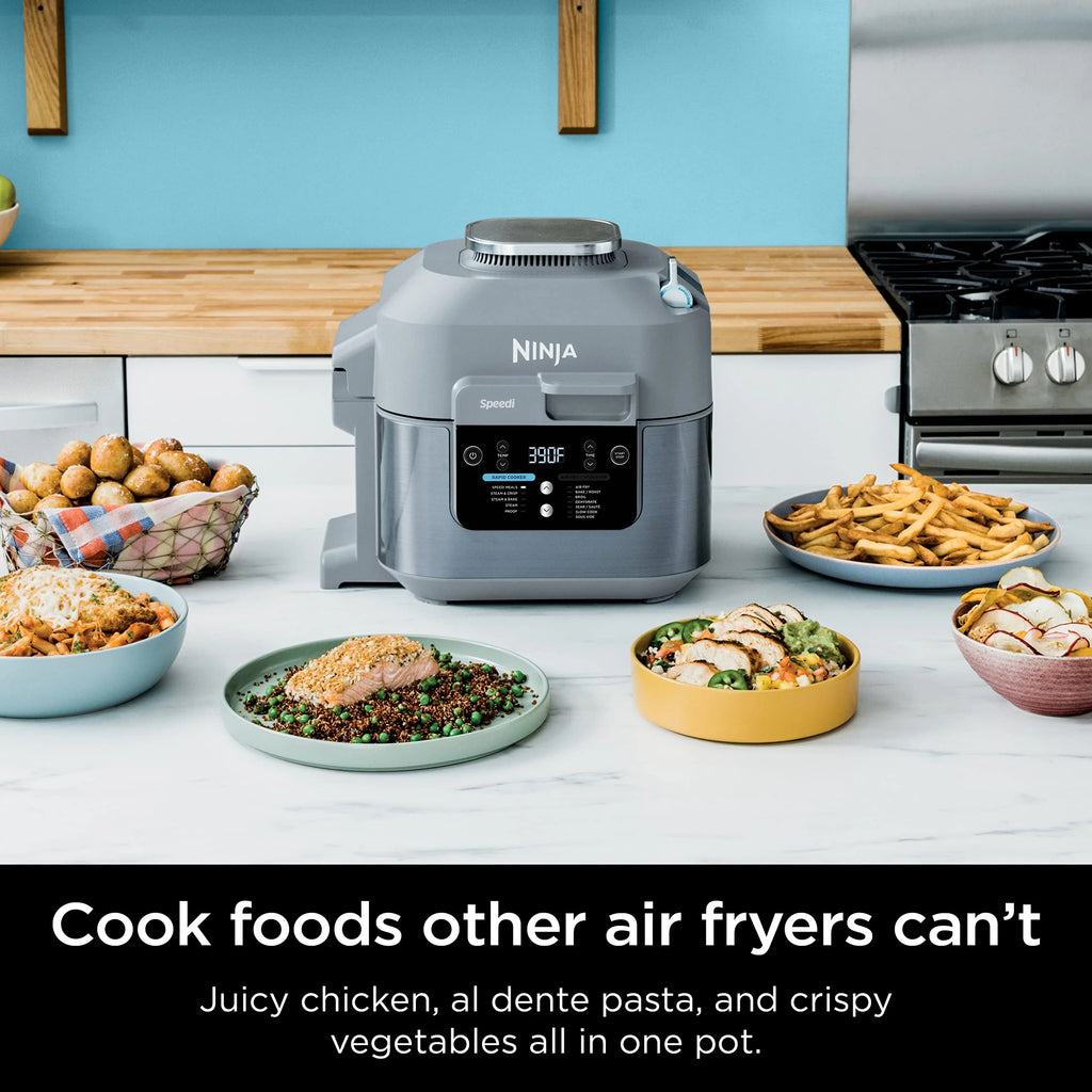 Ninja Speedi Rapid Cooker & Air Fryer, 6-Quart, Sea Salt Gray - SF301