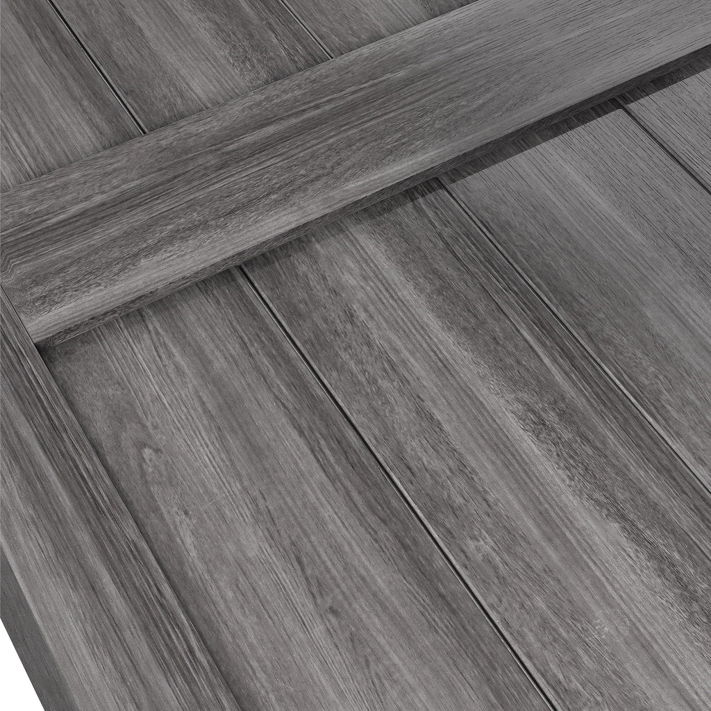 Uforic Sliding Barn Door With Hardware Kit, 48 x 84 in, Gray