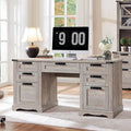 60' Farmhouse Wood Executive Computer Desk - 22'D x 60'W x 30'H