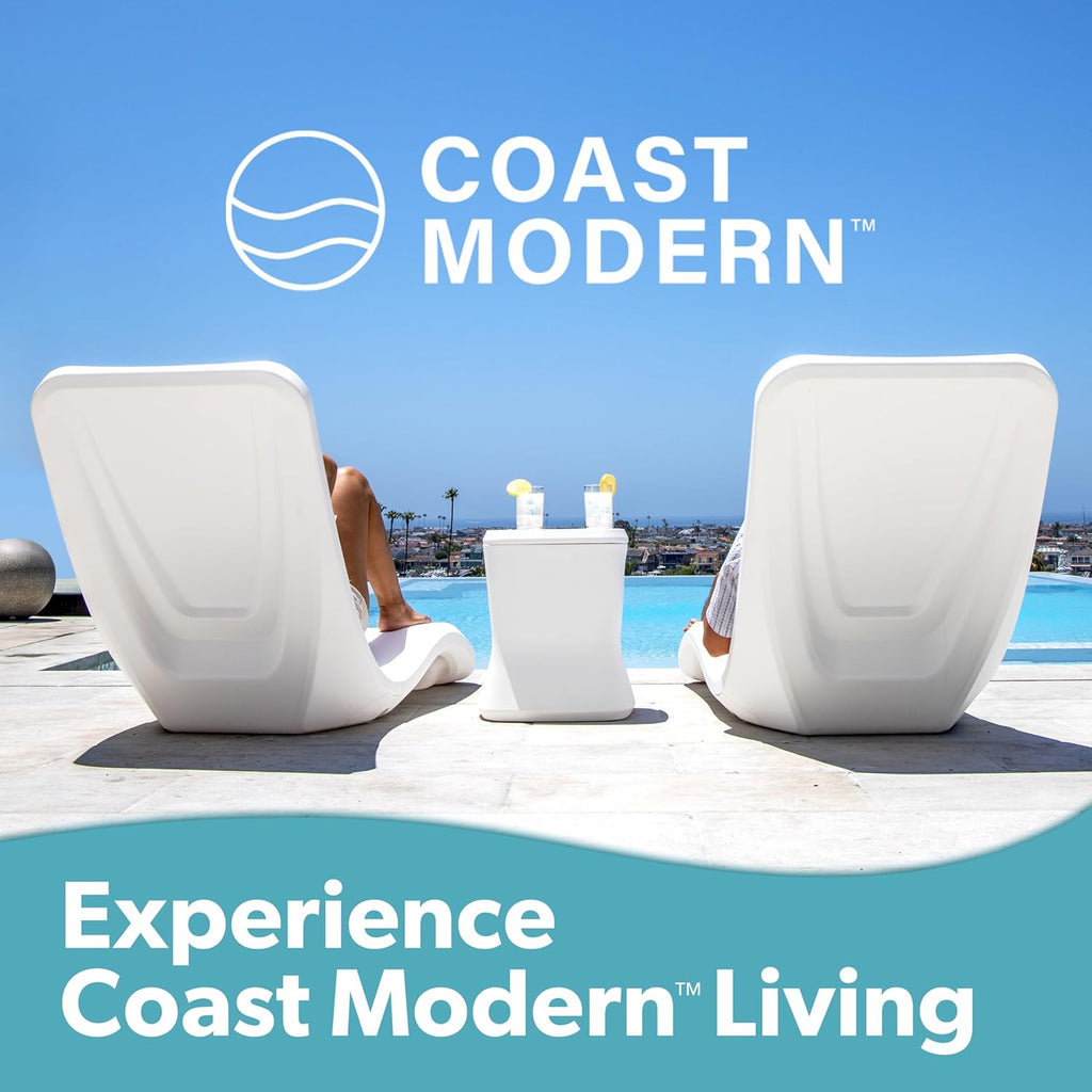 GoSports Waterproof Weighted In-Pool Lounge Chair - Coast Modern