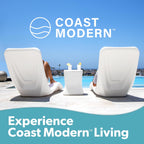 GoSports Waterproof Weighted In-Pool Lounge Chair - Coast Modern