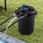 Costway Pond Pressure Bio Filter 4000 GAL With 13W UV Sterilizer - 10000L