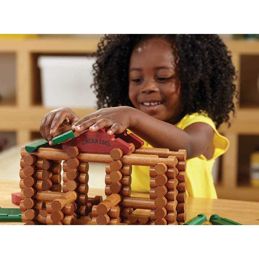 Lincoln Logs Collectors Edition Village Building Set, 327 Pieces