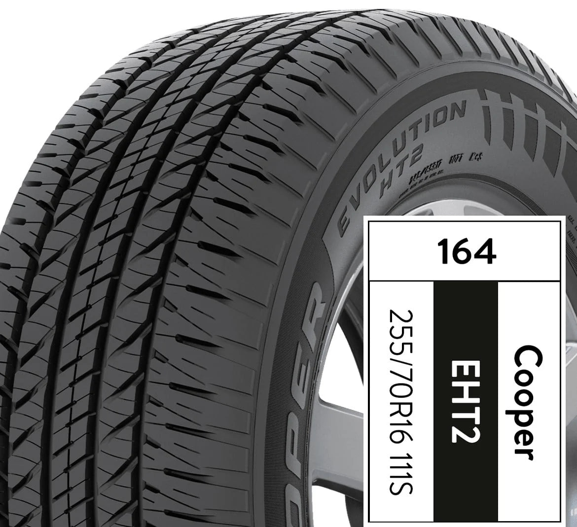 Cooper All-Season Tire 255/70R16 111S - Evolution HT2