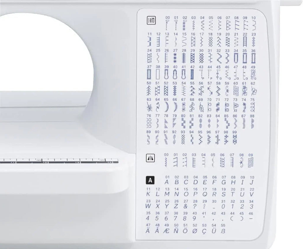Brother Computerized Sewing And Quilting Machine, 165 Built-In Stitches, LCD Display, White, 20x12x17 - XR9550